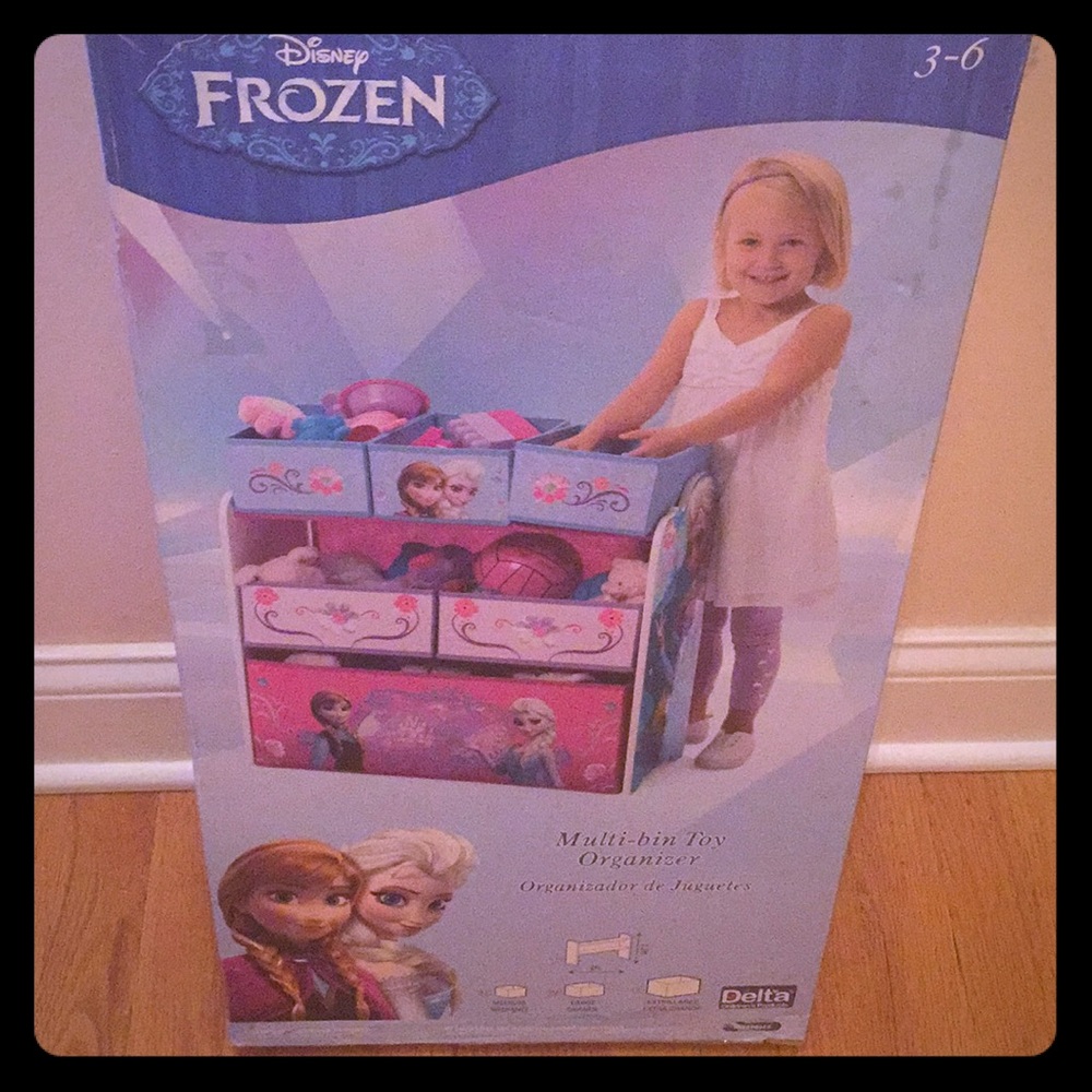 Disney Frozen Multi-bin toy organizer